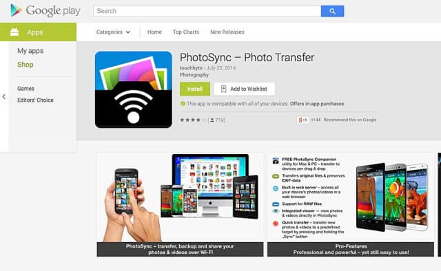 PhotoSync-para-Android