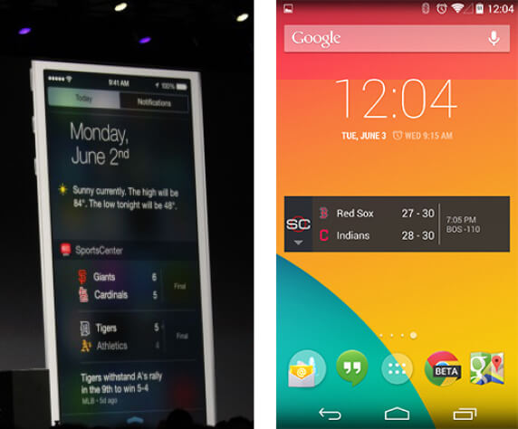 Widgets-iOS-vs-Android