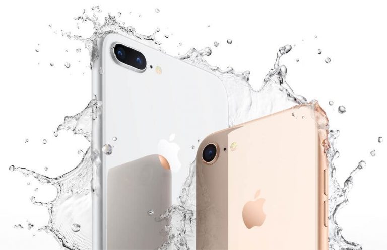 iphone 8 agua