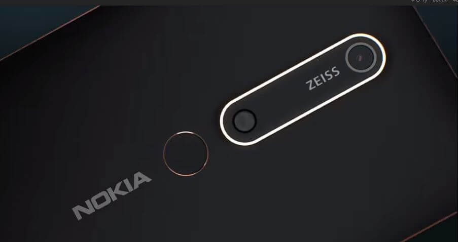 nokia 6 trasera 2018